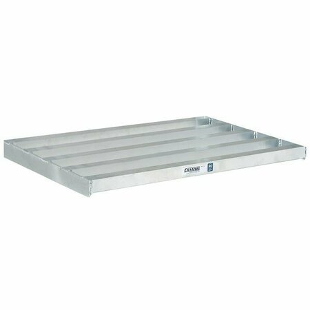 CHANNEL TT2054 20'' x 54'' Cantilever Style Aluminum Tubular Shelf 240TT2054